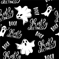 Halloween seamless pattern