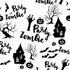 Halloween seamless pattern