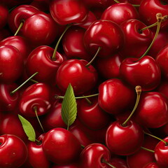 Seamless Pattern of Cherry