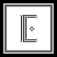 Luxury Logo set Calligraphic Monogram design for Premium brand identity. Black lines Letter on white
background Royal Calligraphic Beautiful Logo. Vintage Drawn Emblem