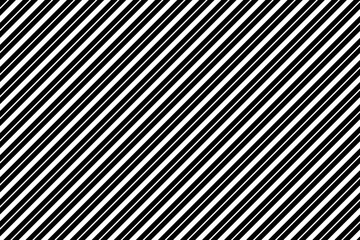 Diagonal stripe of regular pattern. Design lines white on black background. Design print for illustration, textile, wallpaper, background. Set 15