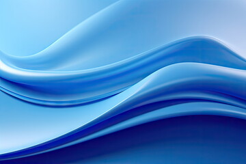 Fototapeta premium Smooth blue background abstract gradient