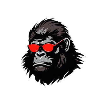 
gorilla face logo