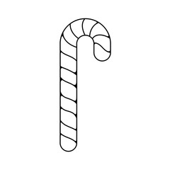 Vector Candy Can Art Deco Retro Illustration Isolated