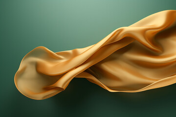 Elegant fashion flying satin silk cloth design for product display