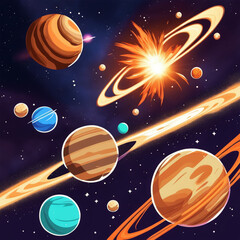 Fototapeta premium planet