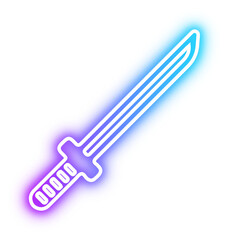 Set of Halloween neon