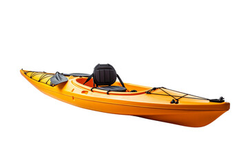 Kayak Isolated on White Background Generative Ai