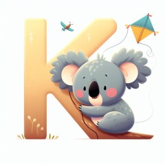 mouse with a letter K