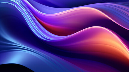 Fototapeta premium Infinite Shimmering Mirage: A Hypnotic 3D Ballet of Melted, Multicolored Chrome Foiled Liquid Waves in Abstract Elegance with Shining Hues