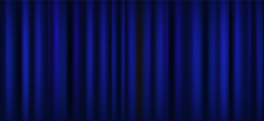 Modern blue stage background. vector illustration.