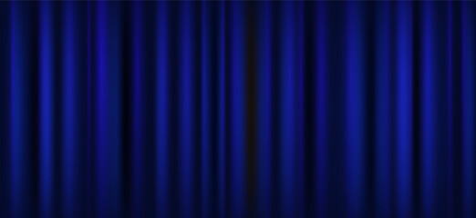 Modern blue stage background. vector illustration.