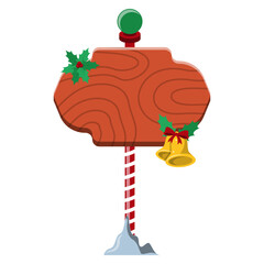 Christmas Wooden Sign Board