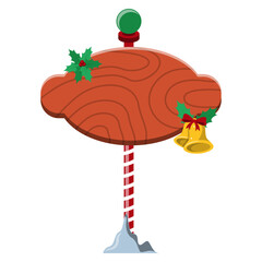 Christmas Wooden Sign Board