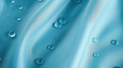 waterproof fabric with waterdrops. non woven fabric water texture background Water drops on waterproof nylon fabric. soft focus