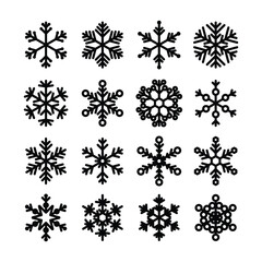 snowflakes seamless pattern christmas falling