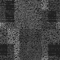 Fototapeta premium Vector Patterns In black white Colors mosaic organic texture collage geometric background. Vector seamless stone pattern