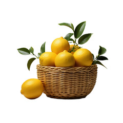 Lemon in the Rattan Basket