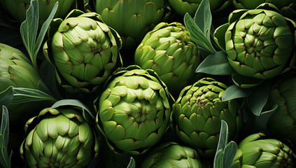 Fototapeta premium bunch of artichokes