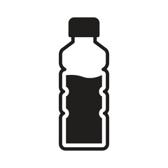 Bottle icon vector on trendy style for design and print.