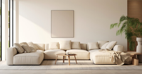 modern living room with sofa