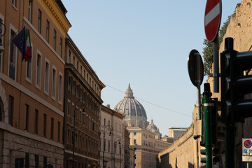 Photography of the city of Rome. Views of the Vatican. Travel to Italia. Photography for travel...