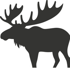 Fototapeta premium Moose icon