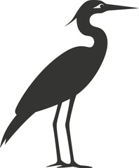 Heron bird icon