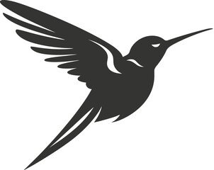Fototapeta premium Hummingbird bird icon