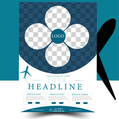  Creative and Advanced travel Flyer Design, Flyer template Layout Design,travel agency business flyer template Design, Digital business flyer templates, Modern Geometric shape used for business poster