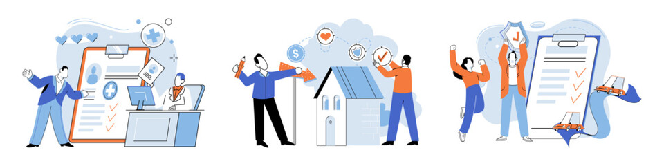 Insurance for car, property, travel, accident, life, medical. Healthcare finance solutions are vital for affordable medical service Assurance protection means being prepared for lifes uncertainties