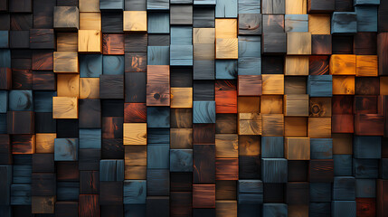 A texture of Rustic Wood to Digital Pixels