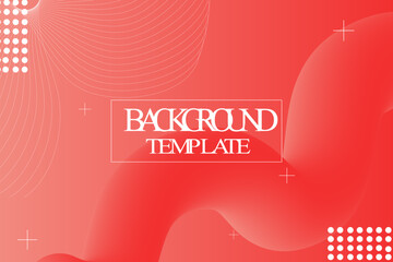 Abstract background template vector illustration with gradient soft red color. Wallpaper design for brochures, posters, social media, presentations, websites, other exclusive designs.