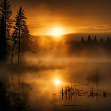 misty morning on the river © Nim