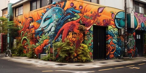 Exploring the Secret Graffiti Art of Tokyo's Alleys, Japan Vibrant Street Art Culture