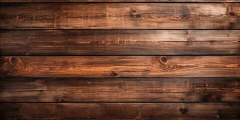 Fototapeta na wymiar Old brown rustic dark grunge wooden timber wall or floor or table texture