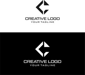 creative letter logo desain vektor
