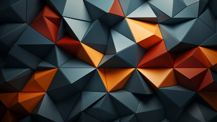 abstract triangle mosaic background - obrazy, fototapety, plakaty