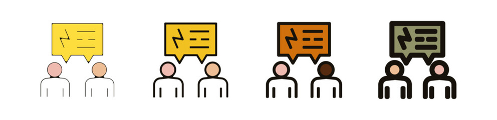 Teambuilding entreprise travail pictogramme icône et symbole logo