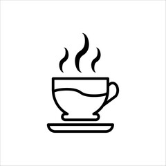 Coffee cup icon. vector illustration on white background