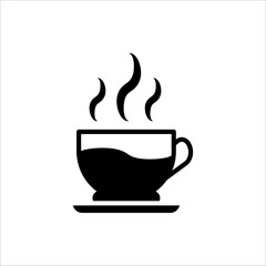 Coffee cup icon. vector illustration on white background