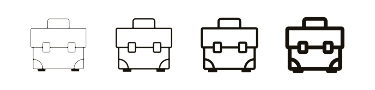 cartable sacoche Teambuilding entreprise travail pictogramme ic&ocirc;ne et symbole logo