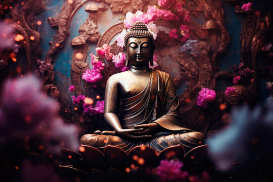 Vesak celebration background