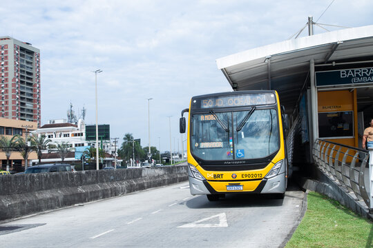 BRT(Bus Rapid Transit) in the Barra Shopping Station