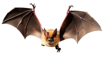 bat isolated on white background,A photo realistic image of a bat in flight