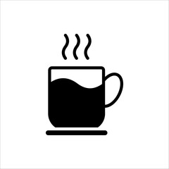Coffee cup icon. vector illustration on white background