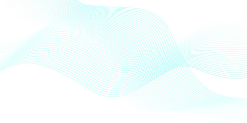 Abstract blue blend technology flowing wave lines background. Modern glowing moving lines design. Modern blue moving lines design element. Futuristic technology concept. Vector illustration.