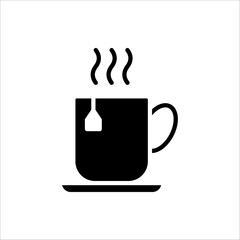 Coffee cup icon. vector illustration on white background