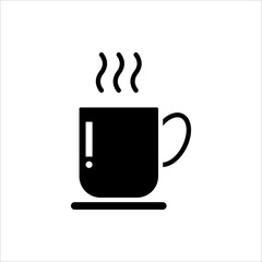 Coffee cup icon. vector illustration on white background