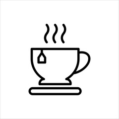 Coffee cup icon. vector illustration on white background